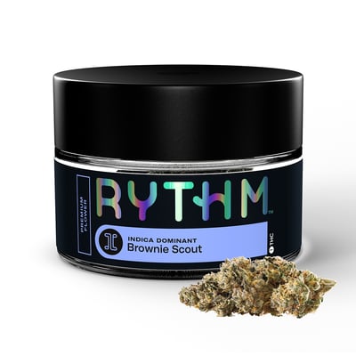 Photograph of product: Rythm | Flower | Brownie Scout - 3.5g