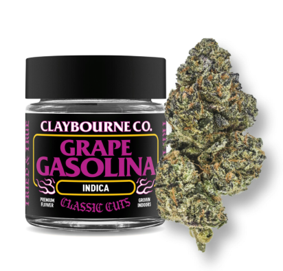 Photograph of product: Claybourne Co l Grape Gasolina Classic Cuts l 3.5g