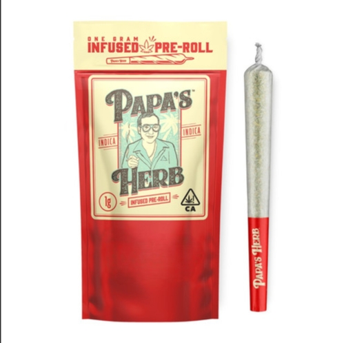 Photograph of product: Papa's Herb| Strawberry Cheesecake | (I) Infused Preroll (1g)