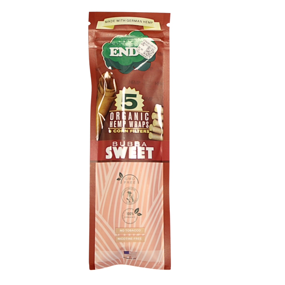 Photograph of product: Endo Organic Hemp Wrap Bubba Sweet 5ct