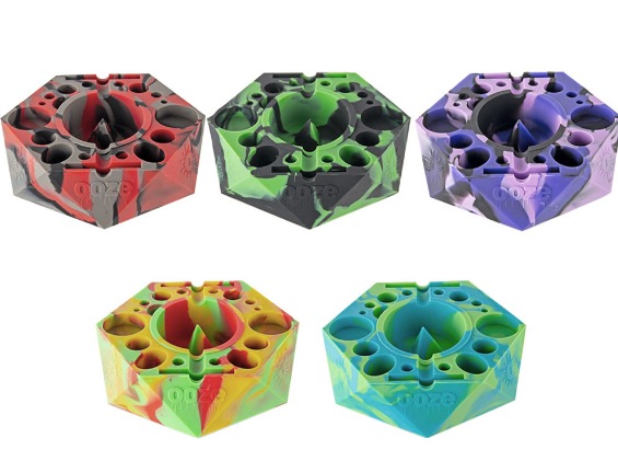 Photograph of product: Ooze Bangarang | Silicone Dab Station/Ash Tray (Assorted)