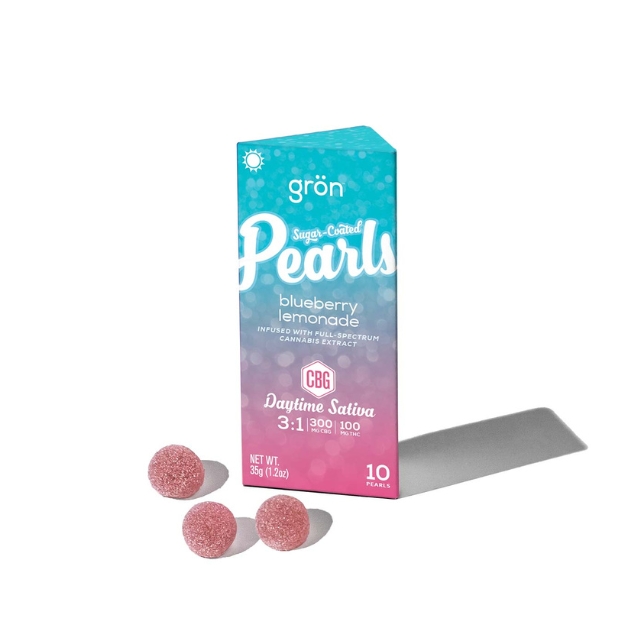 Photograph of product: 3:1 Cbg/Thc Blueberry Lemonade Gummies 100mg {765}
