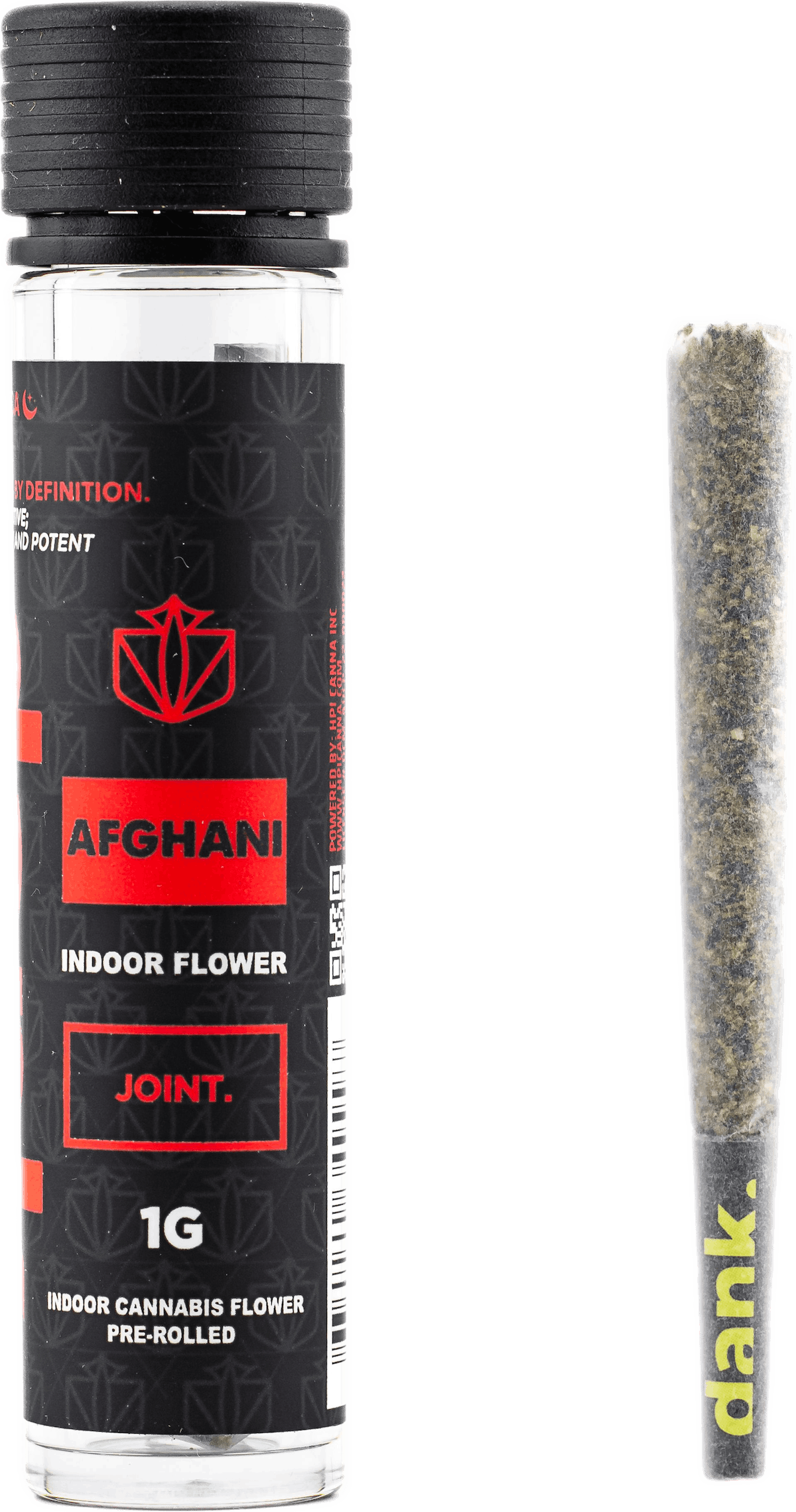 Photograph of product: Dank - Afghani Preroll - 1g