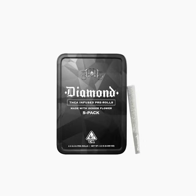 Photograph of product: Zerealz | Diamond-Infused Pre-Rolls (5-Pack) [2.5g] - 