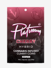 Photograph of product: Platinum: Wild Cherry 200MG Gummies (H)