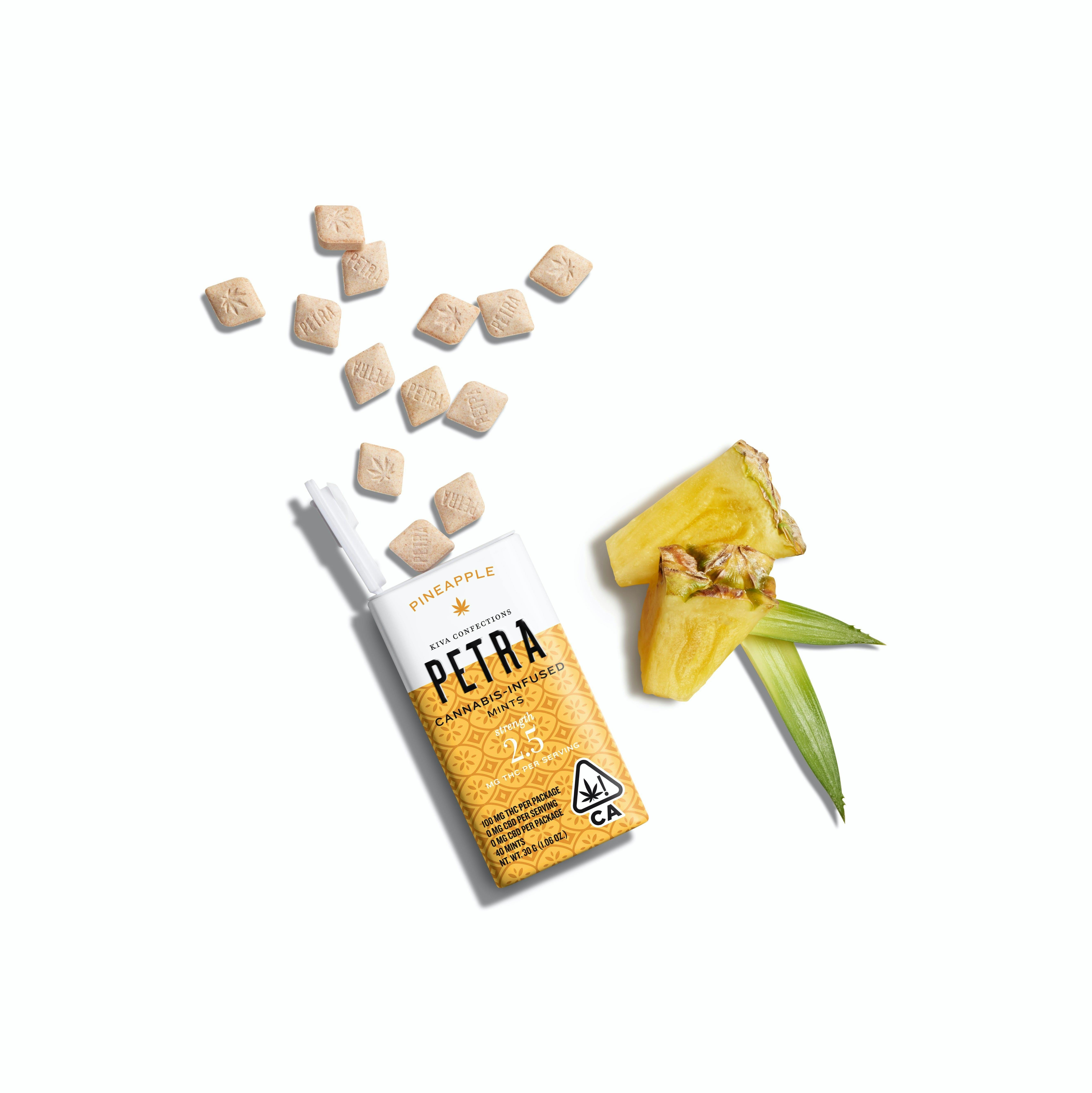Photograph of product: Petra Pineapple Mint 100mg
