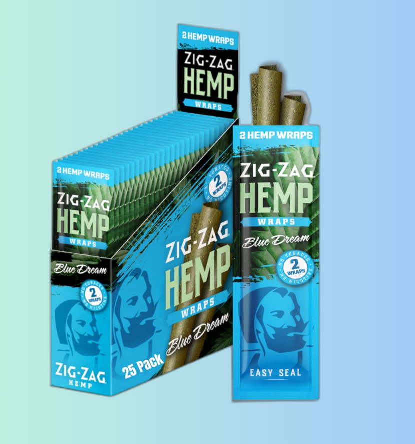 Photograph of product: Zig-Zag | Blue Dream | Hemp Wraps 2pck