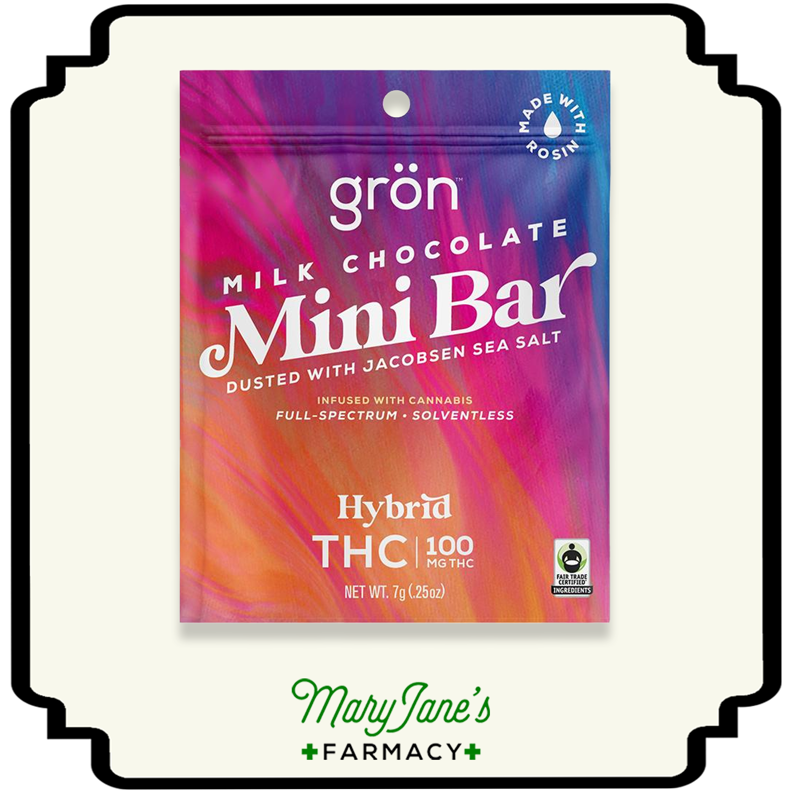 Photograph of product: Milk Chocolate High-Dose Mini Bar | 100mg