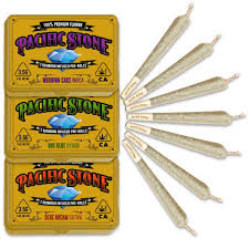 Photograph of product: PACIFIC STONE - INFUSED PREROLL - 7PK - Oui'd - BLUE DREAM
