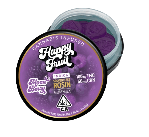 Photograph of product: MOONBERRY 2:1 TH-oui:CBN 100MG