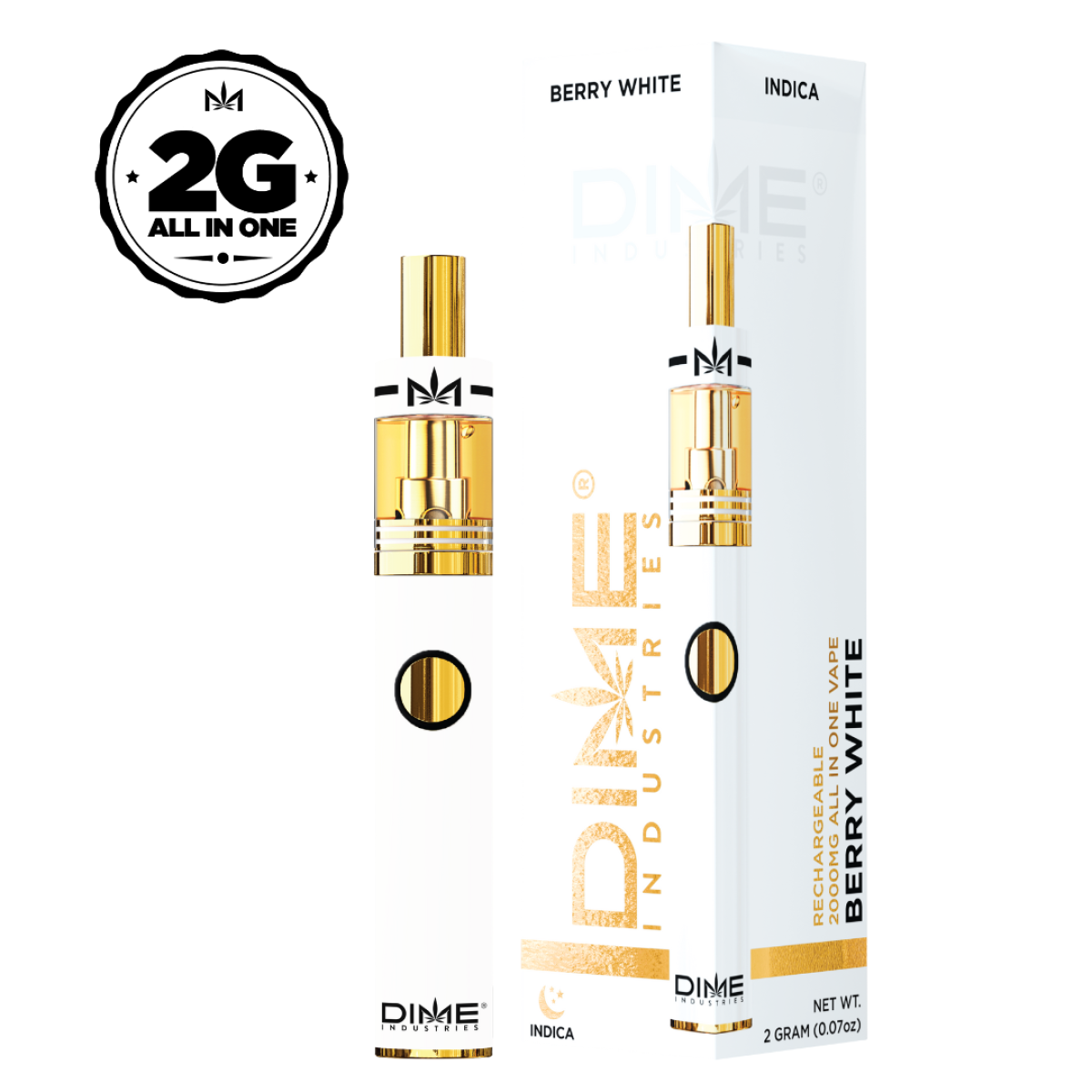 Photograph of product: Vape Cart Disposable - Berry White