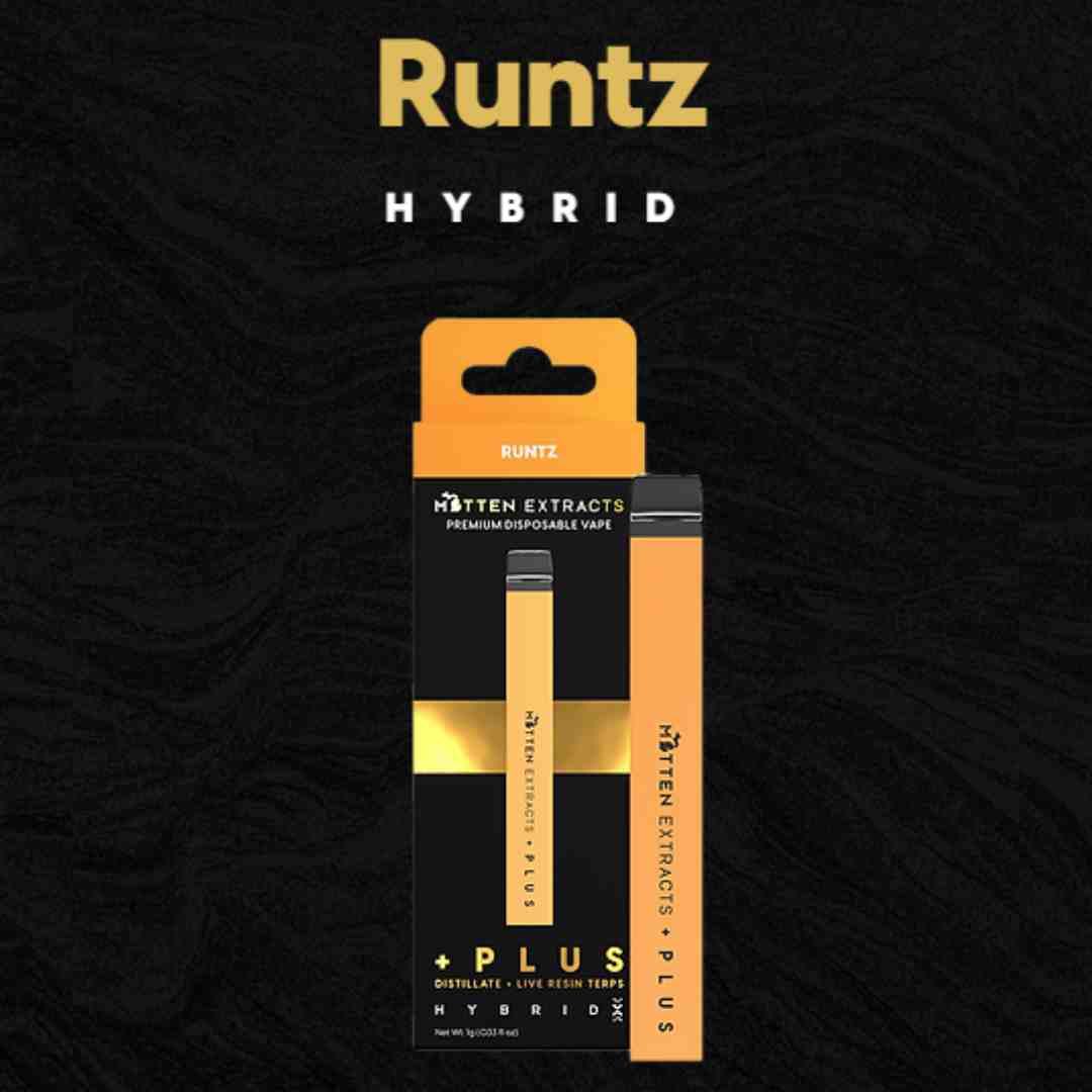 Photograph of product: Mitten Extracts - Runtz Disposable 1g