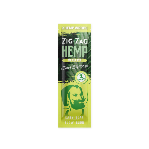 Photograph of product: Zig Zag - Hemp Wrap 2pk | Sour Squeeze