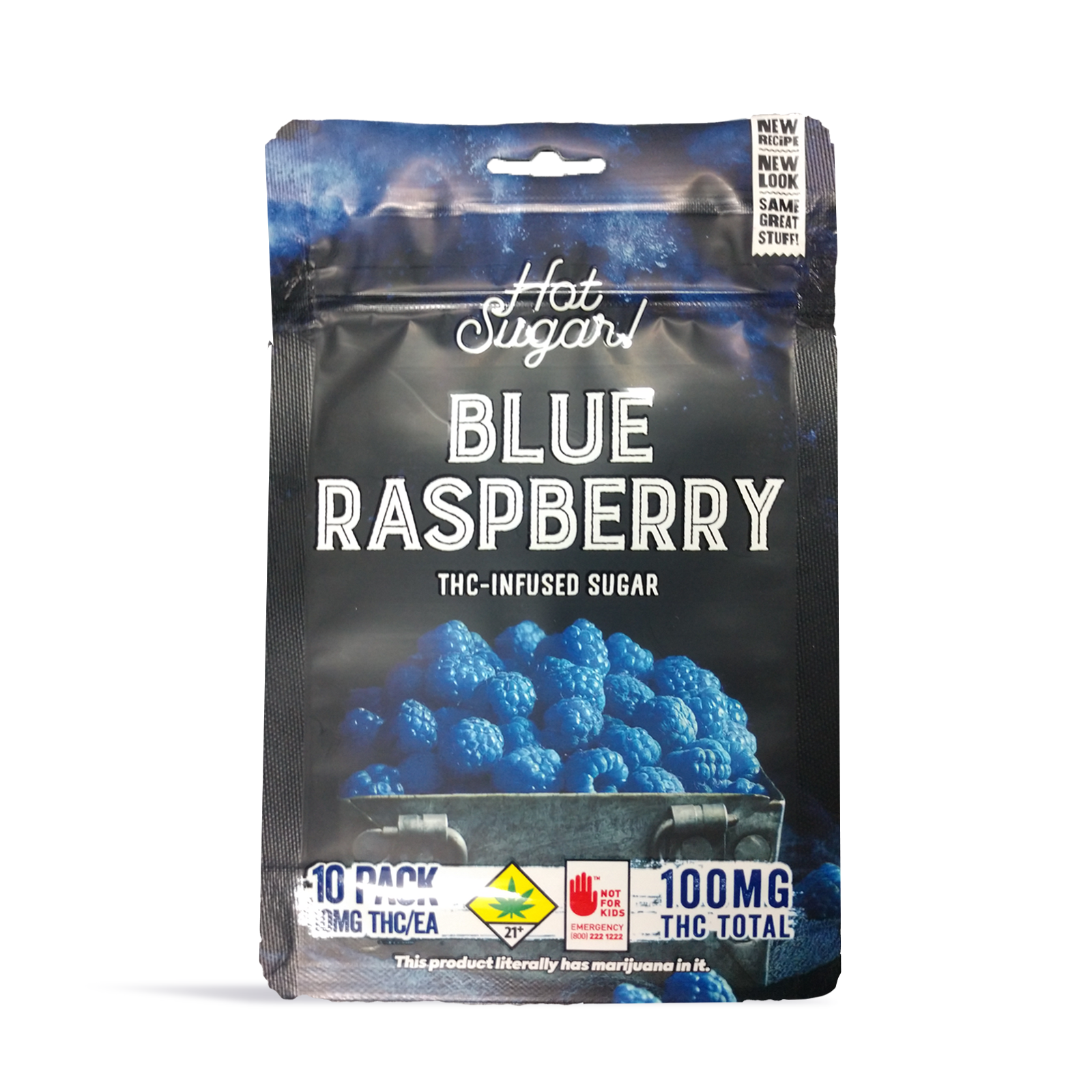 Photograph of product: Blue Raspberry Oui'd Live Resin Gummies 10pk