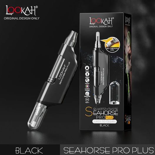 Photograph of product: LOOKAH - VAPORIZERS - SEAHORSE PRO PLUS - BLACK