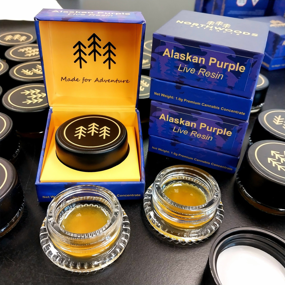Photograph of product: Live Resin : Alaskan Purple
