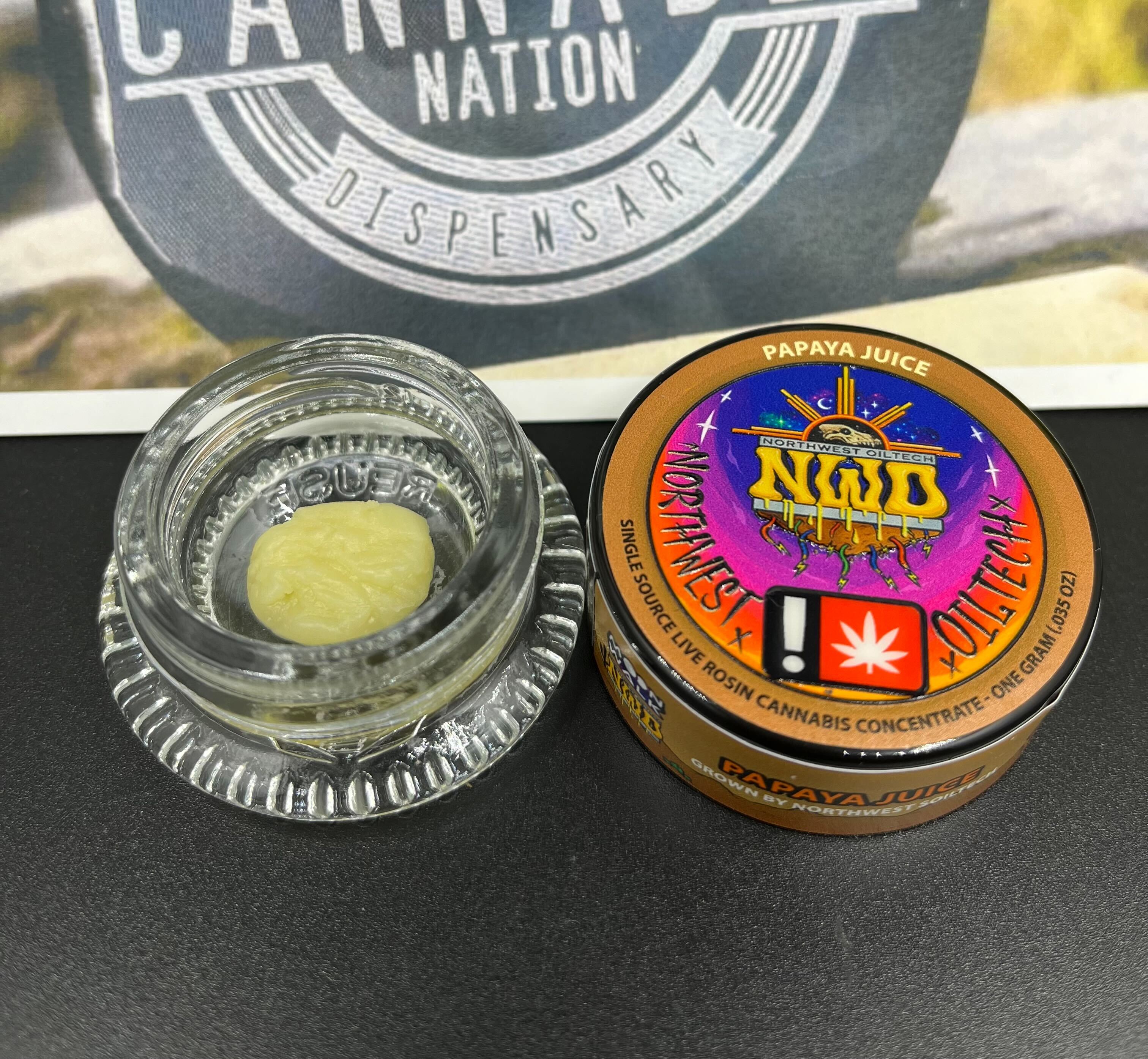 Photograph of product: Live Rosin | Papaya Juice | 1g