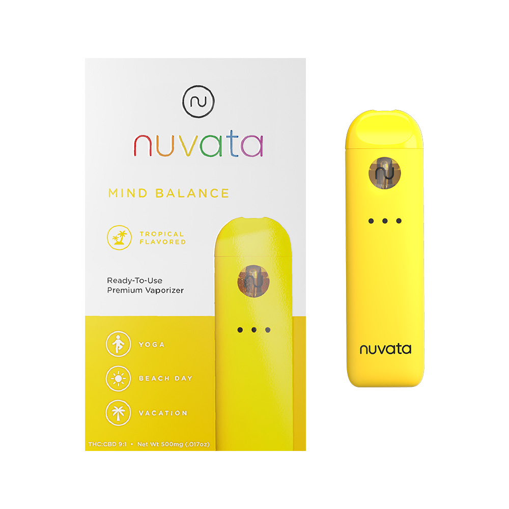 Photograph of product: Nuvata - Disposable Vape Mind Balance Tropical 9:1 TH-oui:CBD - .5g