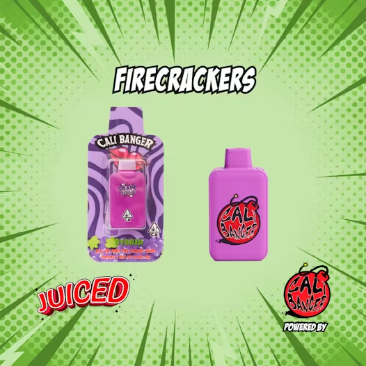Photograph of product: Cali Banger | Grape Soda | Juiced All-In-One Vape | 1.2g
