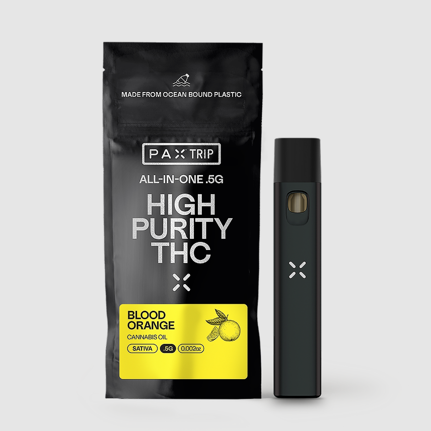 Photograph of product: PAX Blood Orange All In One Disposable Vape Pen 500mg