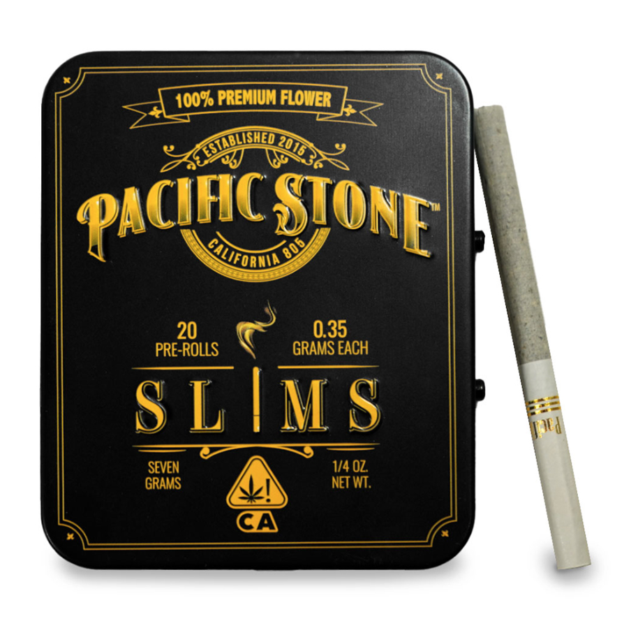 Photograph of Product: [Pacific Stone] Preroll 20 Pack Slims - 7g - Sativa Blend