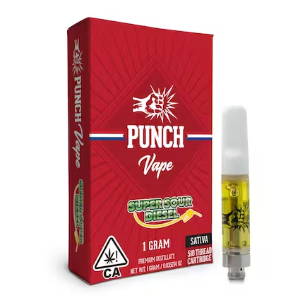Photograph of product: SUPER SOUR DIESEL 1G DISTILLATE CARTRIDGE