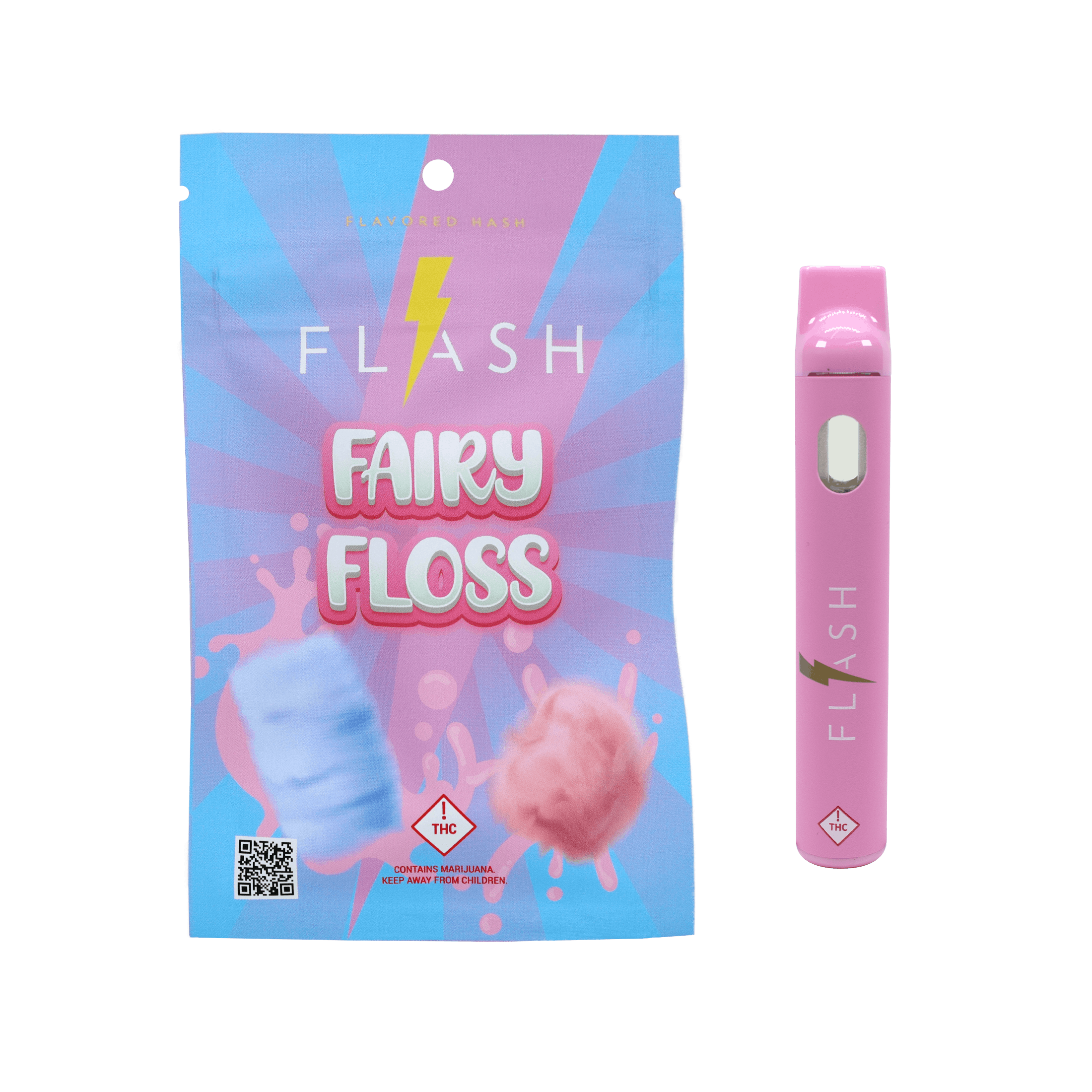 Photograph of product: Flash Fairy Floss All-In-One 1000mg