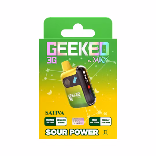 Photograph of product: Sour Power Geeked Disposable