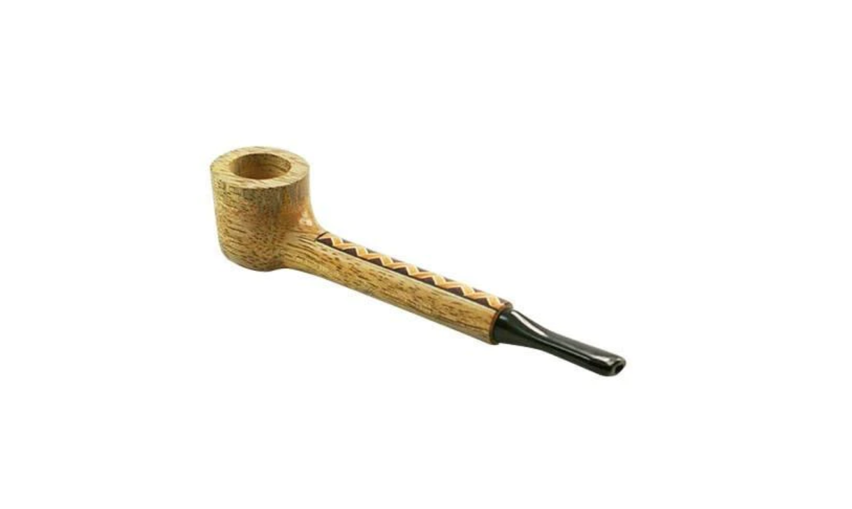 Photograph of product: Hand Pipe | The Mill | Wood Inlay [4.5"]