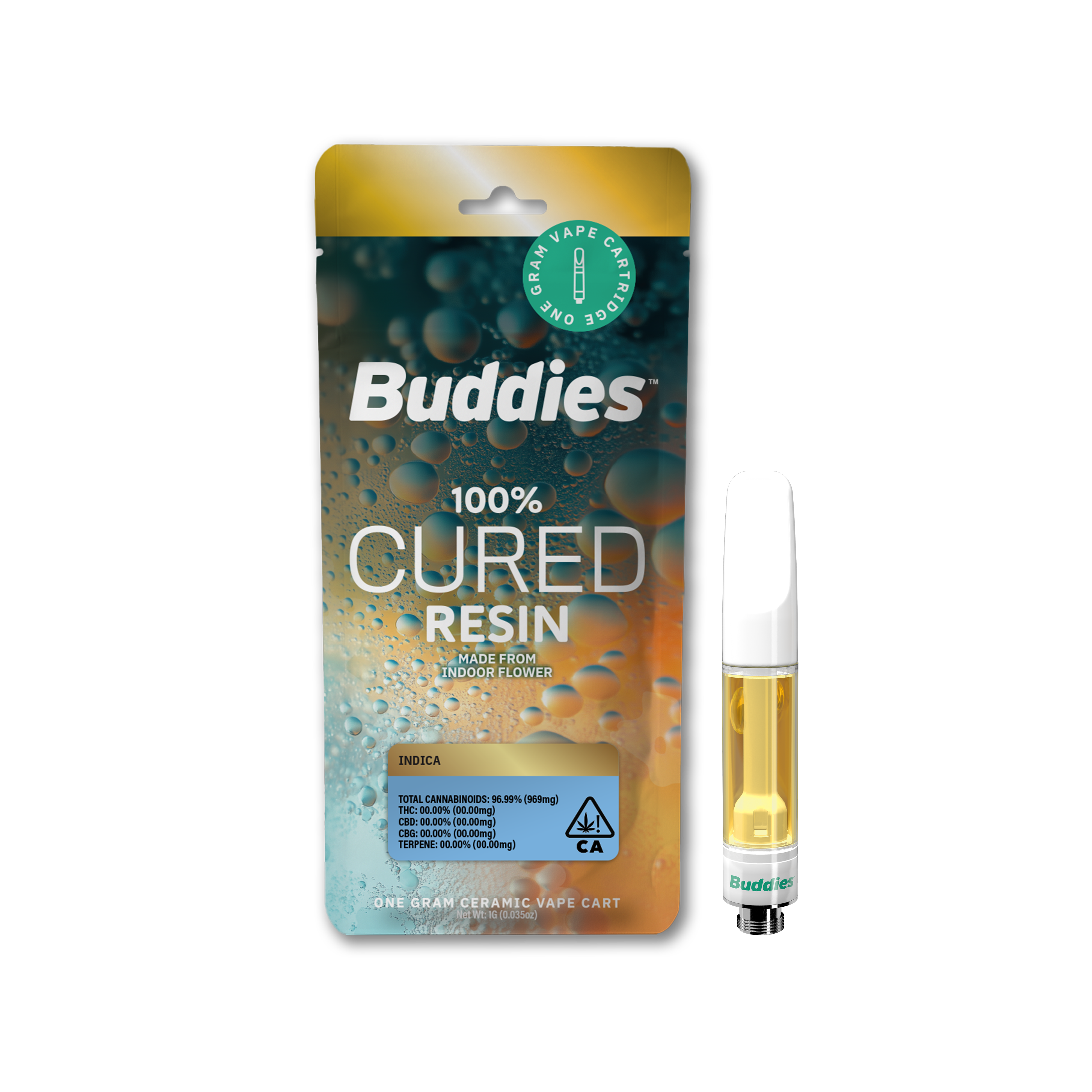 Photograph of product: TIGER KING CURED RESIN CART - 1 G