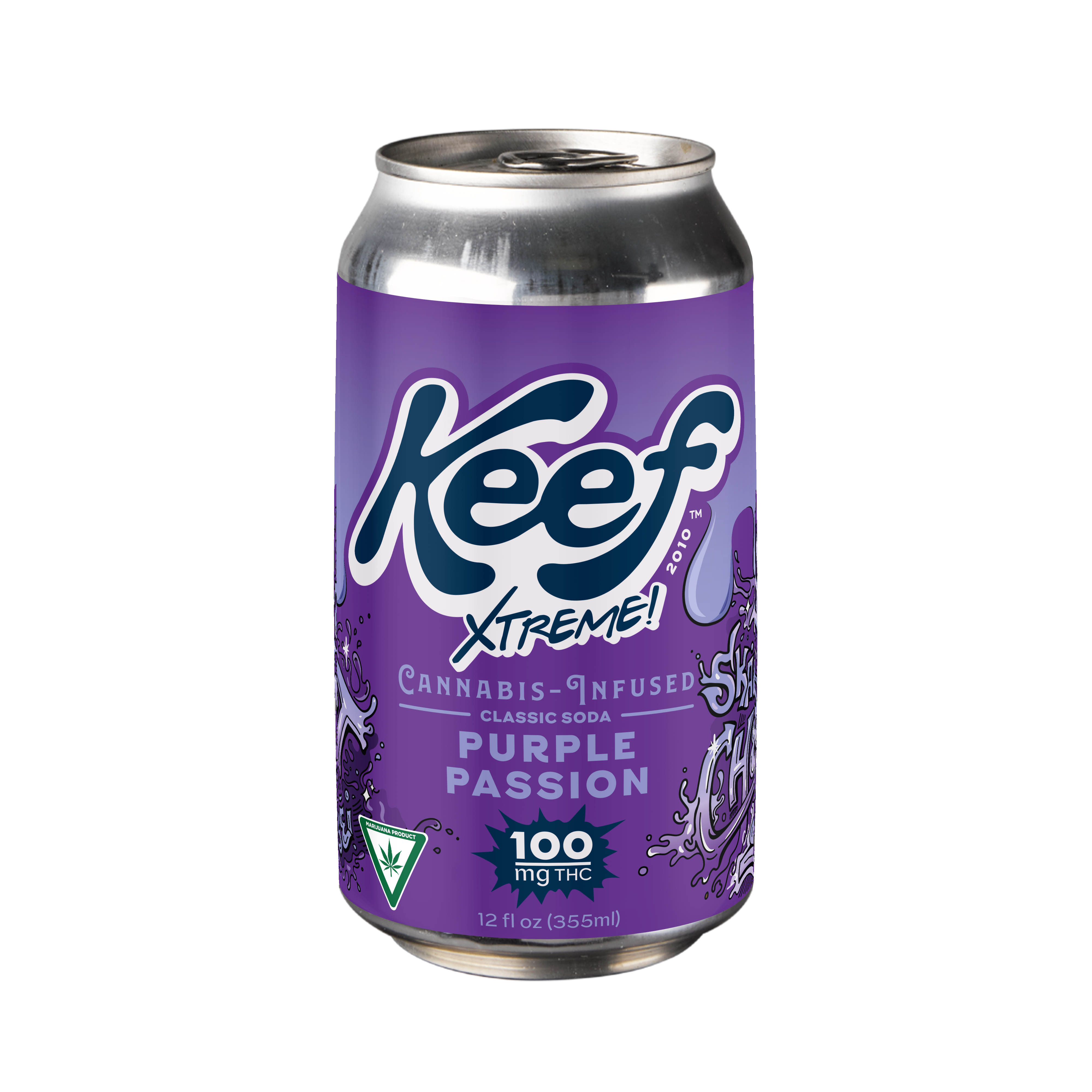Photograph of product: Keef Classic Soda Purple Passion XTREME | 100mg