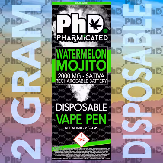 Photograph of product: Watermelon Mojito (S) Disposable 2g