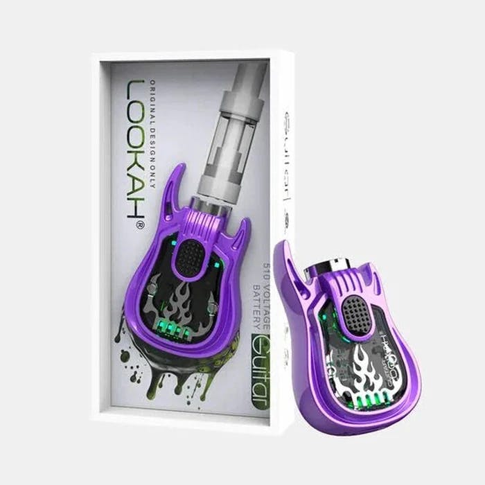 Photograph of product: Lookah Guitar 510 thread battery-Purple