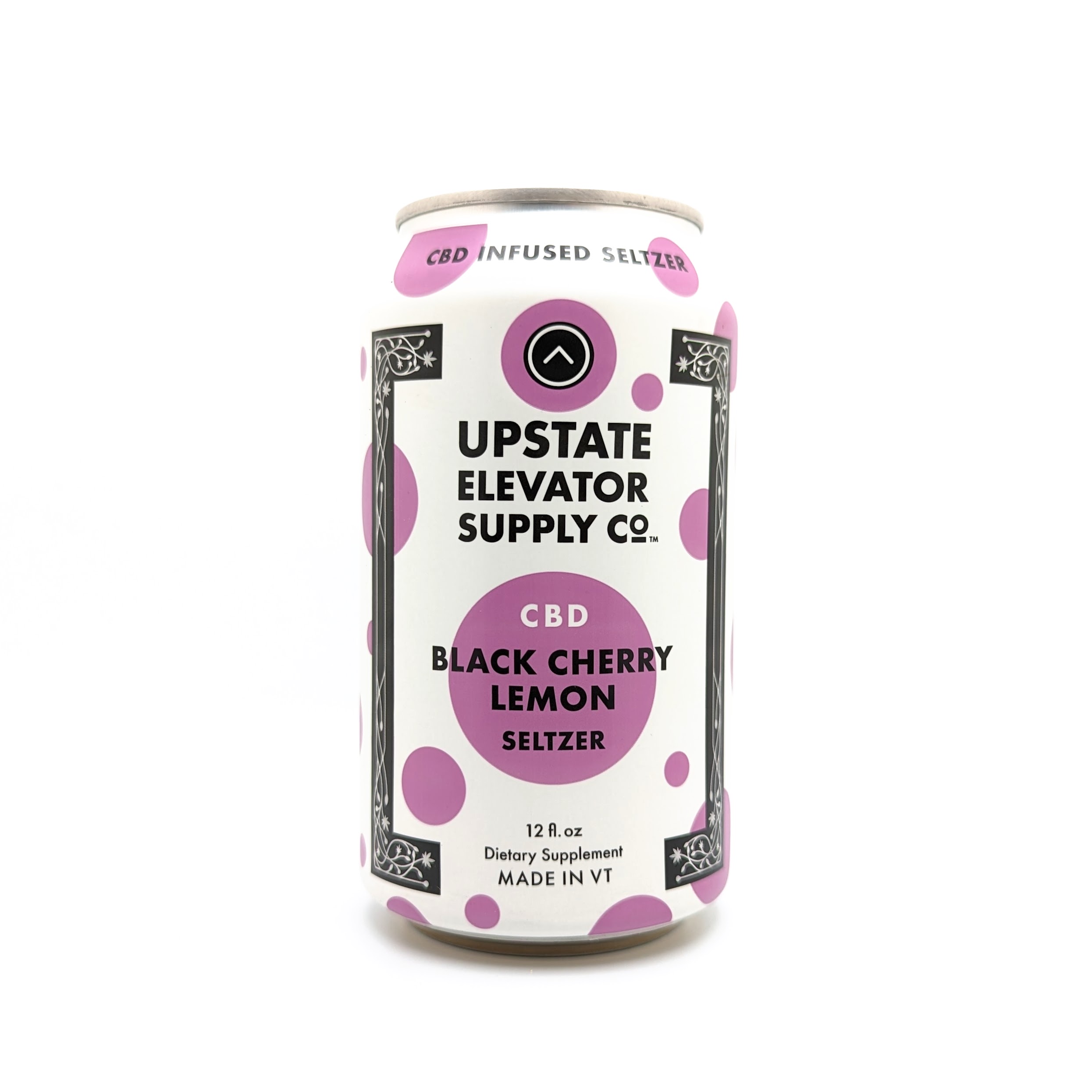 Photograph of product: CBD Black Cherry Lemon Seltzer 6mg