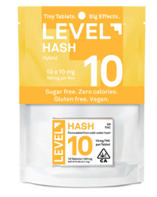 Photograph of product: Level Hybrid au chocolat 10PK x 10mg 100mg