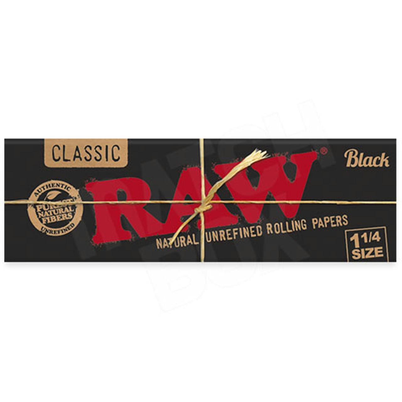 Photograph of product: RAW | Classic Black Papers | 1 1/4