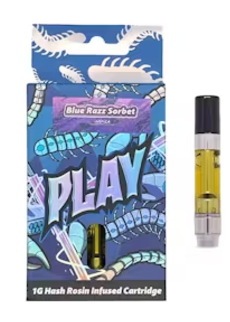 Photograph of product: Play au chocolat Infused Cart   Blue Razz Sorbet