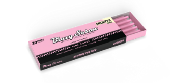 Photograph of product: Blazy Susan Pink Cones Mini (53mm Shorty) 20pk