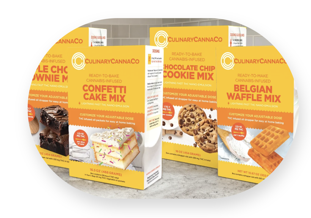 Photograph of product: CULINARY CANNA CO. TRIPLE CHOC BROWNIE MIX 100MG