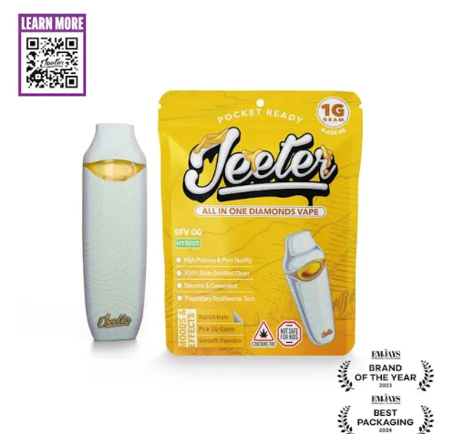 Photograph of product: SFV OG | Liquid Diamonds Disposable | 1g