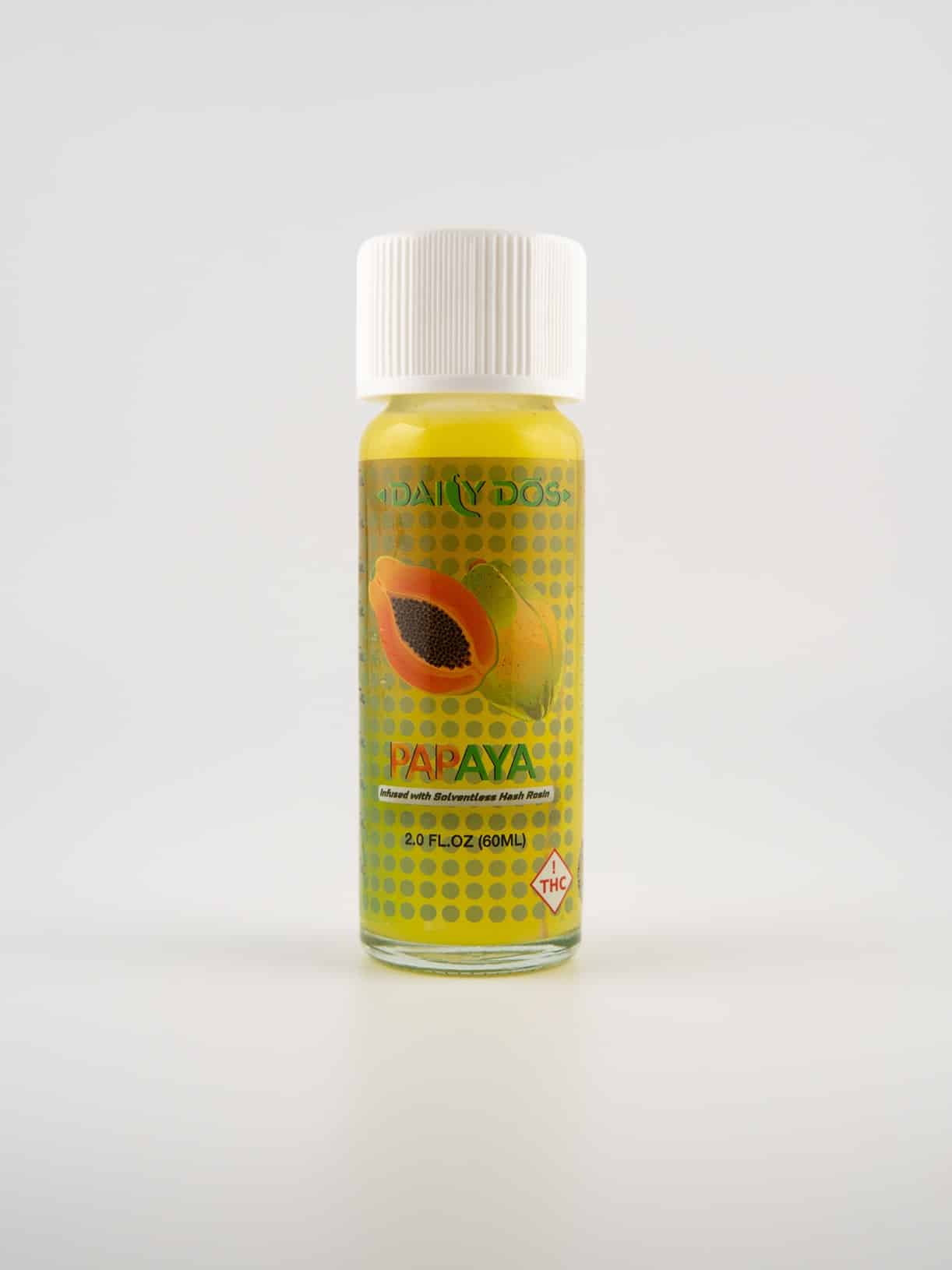 Photograph of product: Daily Dos - Papaya Rosin Infused Drink - 100mg