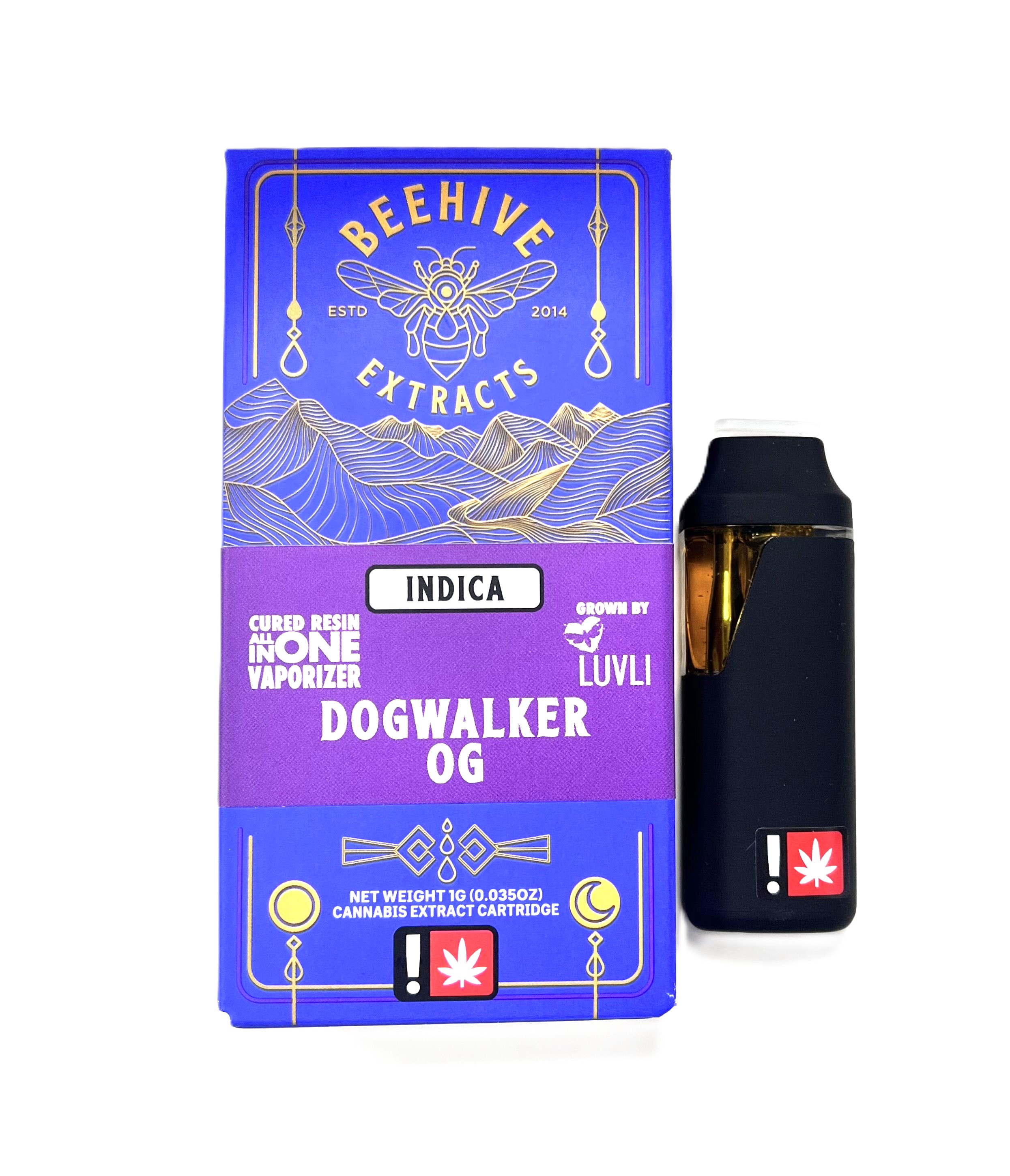 Photograph of product: Beehive Extracts 1g Disposable | Dog Walker OG