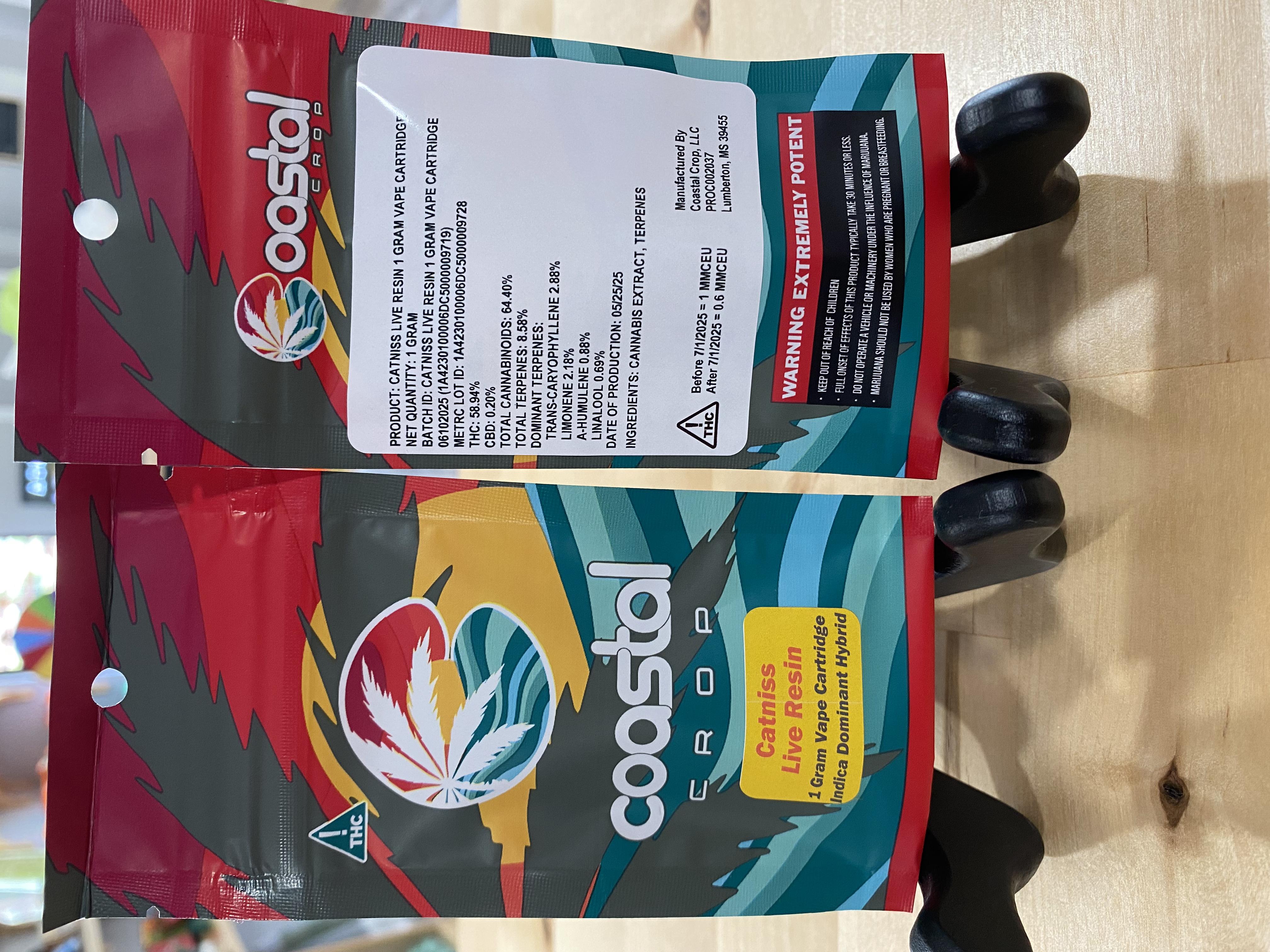 Photograph of product: Coastal Crop Catniss Live Resin Vape