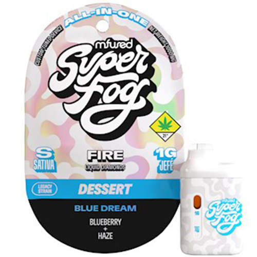 Photograph of product: Super Fog: Blue Dream (S) Dessert - Fire Liquid Diamonds Disposable