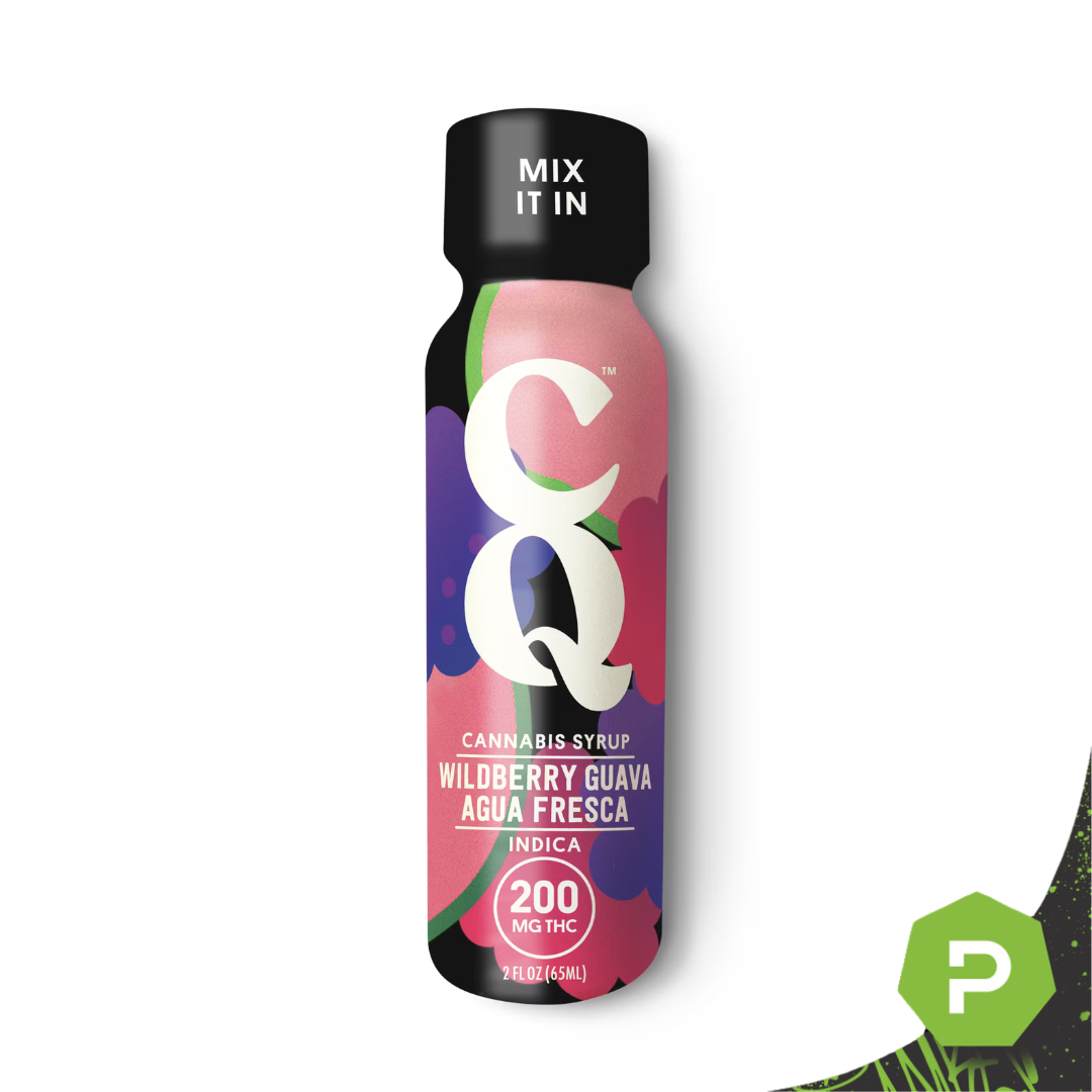 Photograph of product: CQ | 200mg Syrup | WildBerry Guava Agua Fresca
