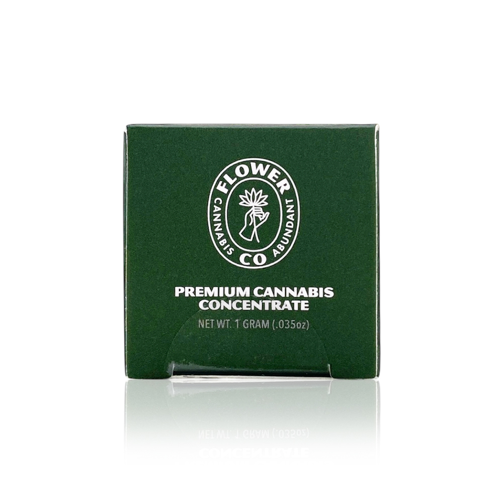 Photograph of product: FLOWER CO - Concentrate - Cherry Ak - Live Resin Sugar - 1G