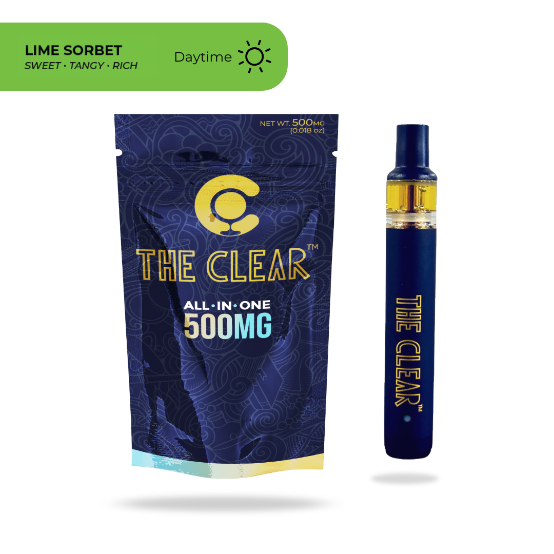 Photograph of product: The Clear - Lime Sorbet .5g All-In-One