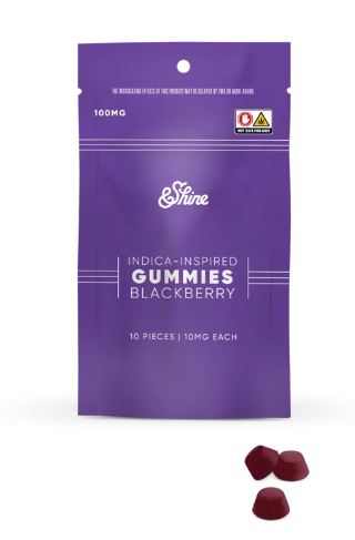 Photograph of product: &Shine Blackberry 10pk/100mg