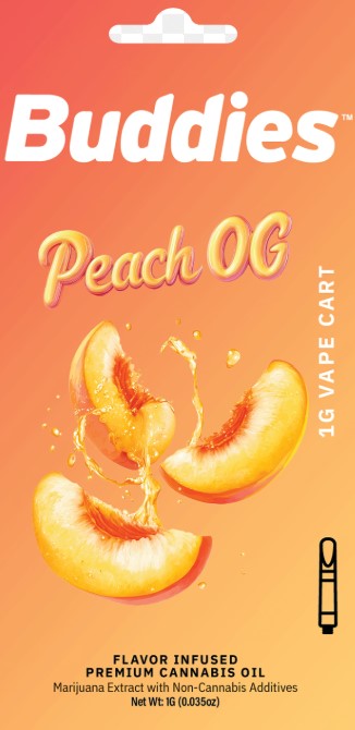 Photograph of product: Peach OG Flavored - Cartridge - BBrand