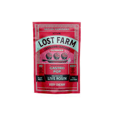 Photograph of product: Lost Farm Very Cherry X Gastro Pop Live Rosin Gummies